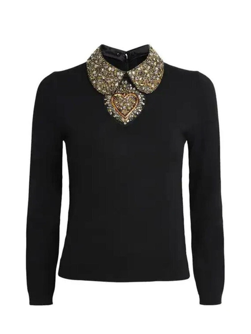 Alice + Olivia PORLA COLLARED SWEATER NWT $550 size Small